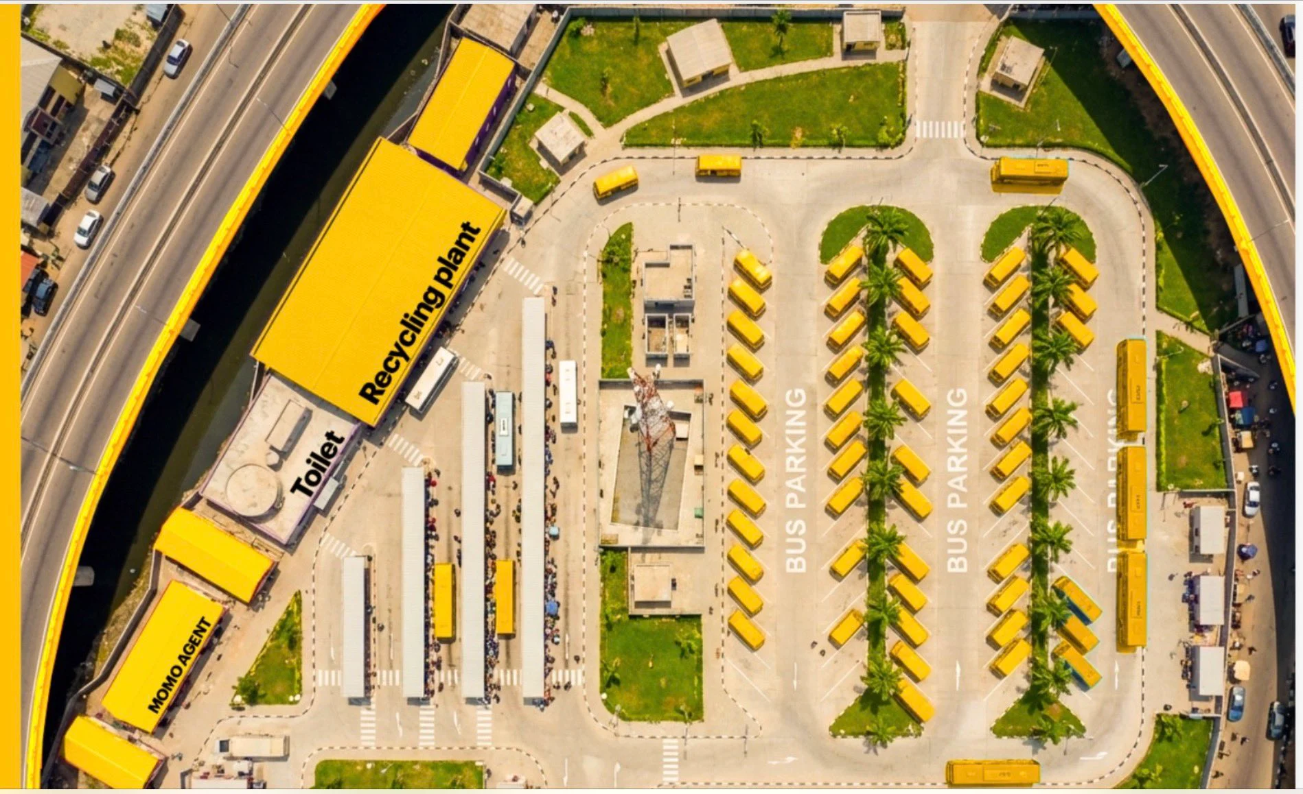 MTN partners Lagos to build bus park at Obalende under-bridge