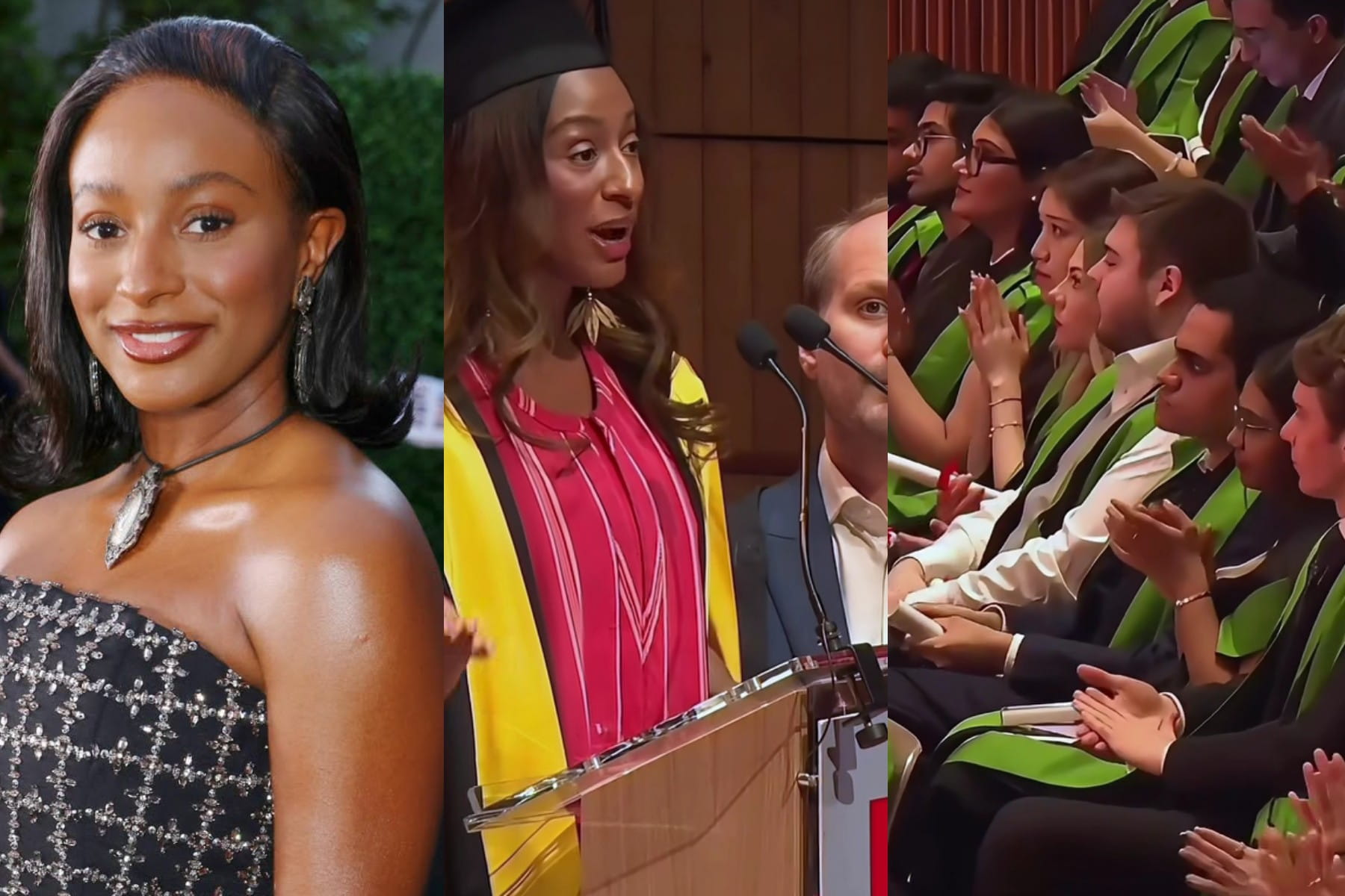 Dj Cuppy Delivers Emotional Speech At Her London Alma Mater, Quotes Davido