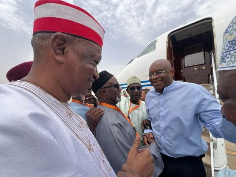 Just In: Mark, Amaechi, Others In Kano Ahead Of Kwankwaso’s Defection
