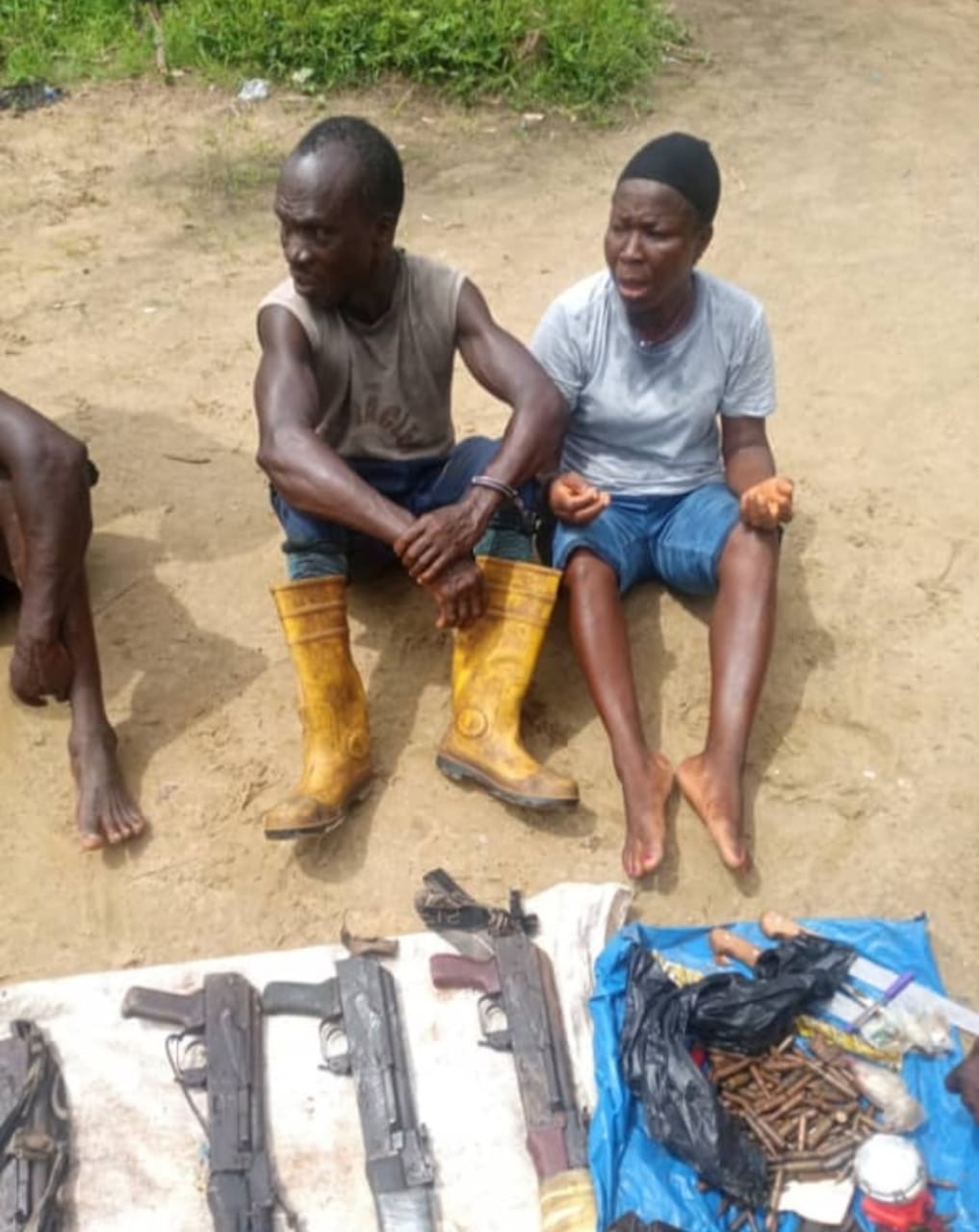 Army recovers arms, arrests two suspects in Delta