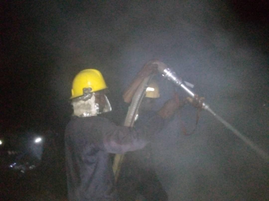 Late-night fire guts vehicle at Kwara hotel