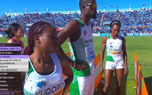 Nigeria open World Relays with African record
