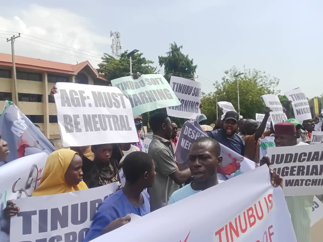 Protest rocks Federal High Court over alleged move to deregister opposition parties