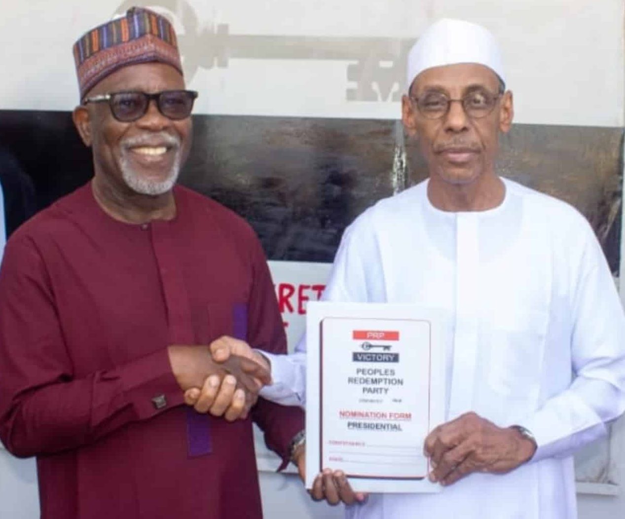 Yakubu Muhammad Kingsley Picks PRP Presidential Form For 2027 Race