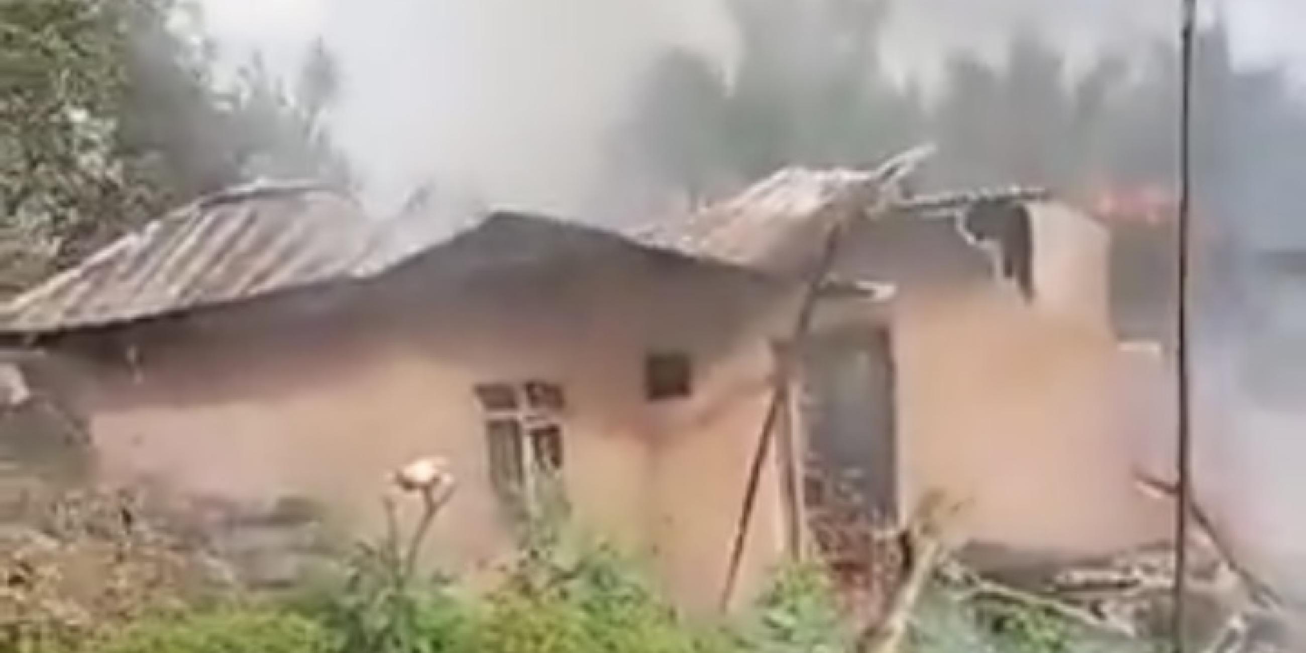 Elderly Woman Feared Trapped as Enugu Homes Burn During Operation