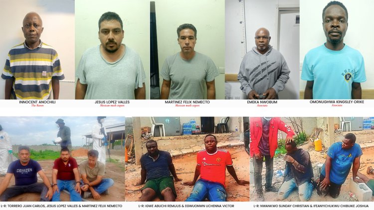 NDLEA Dismantles Largest Meth Factory In Nigeria, Arrests Drug Baron, Three Mexicans