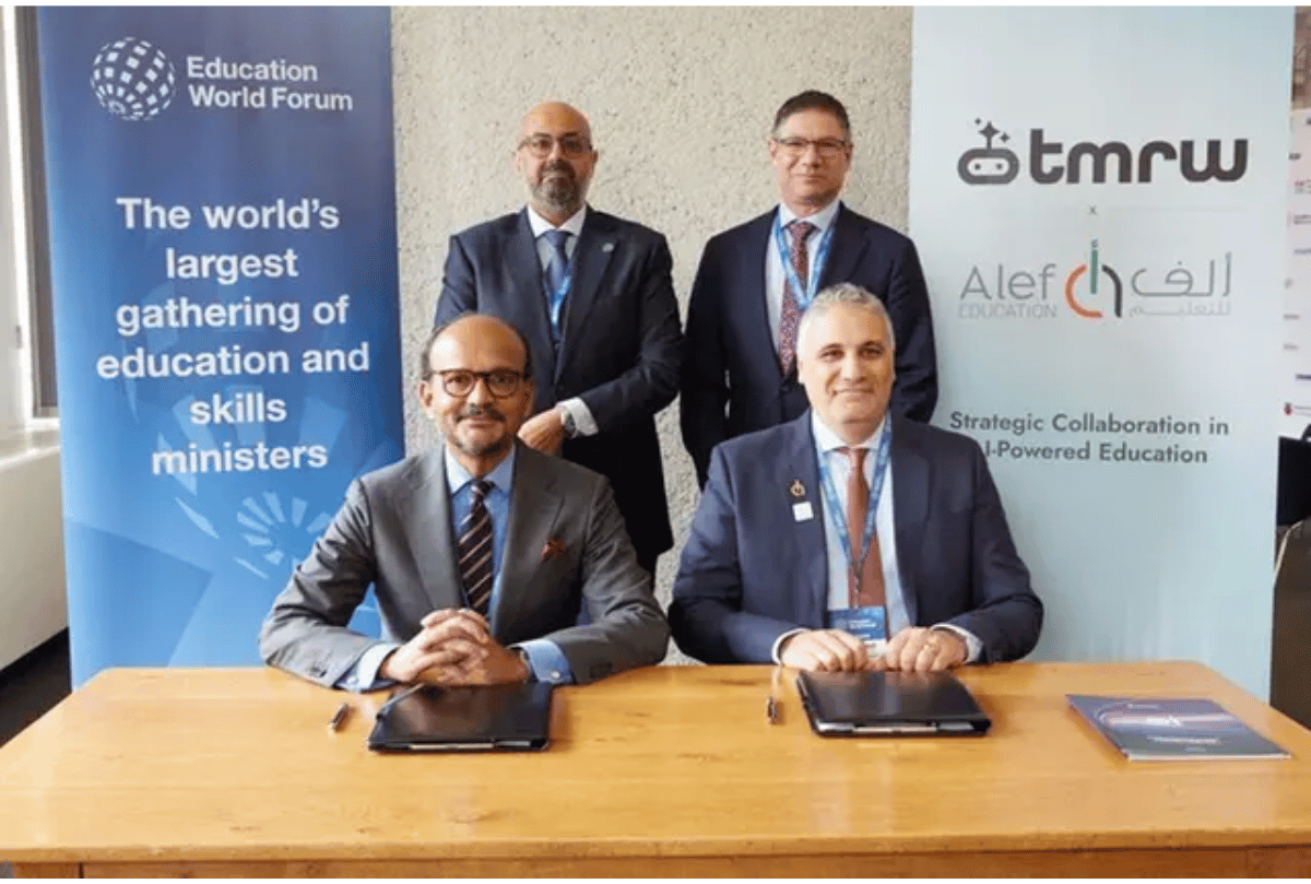 Alef Education and TMRW Edtech Partner to Launch AI-Powered Education Ecosystem
