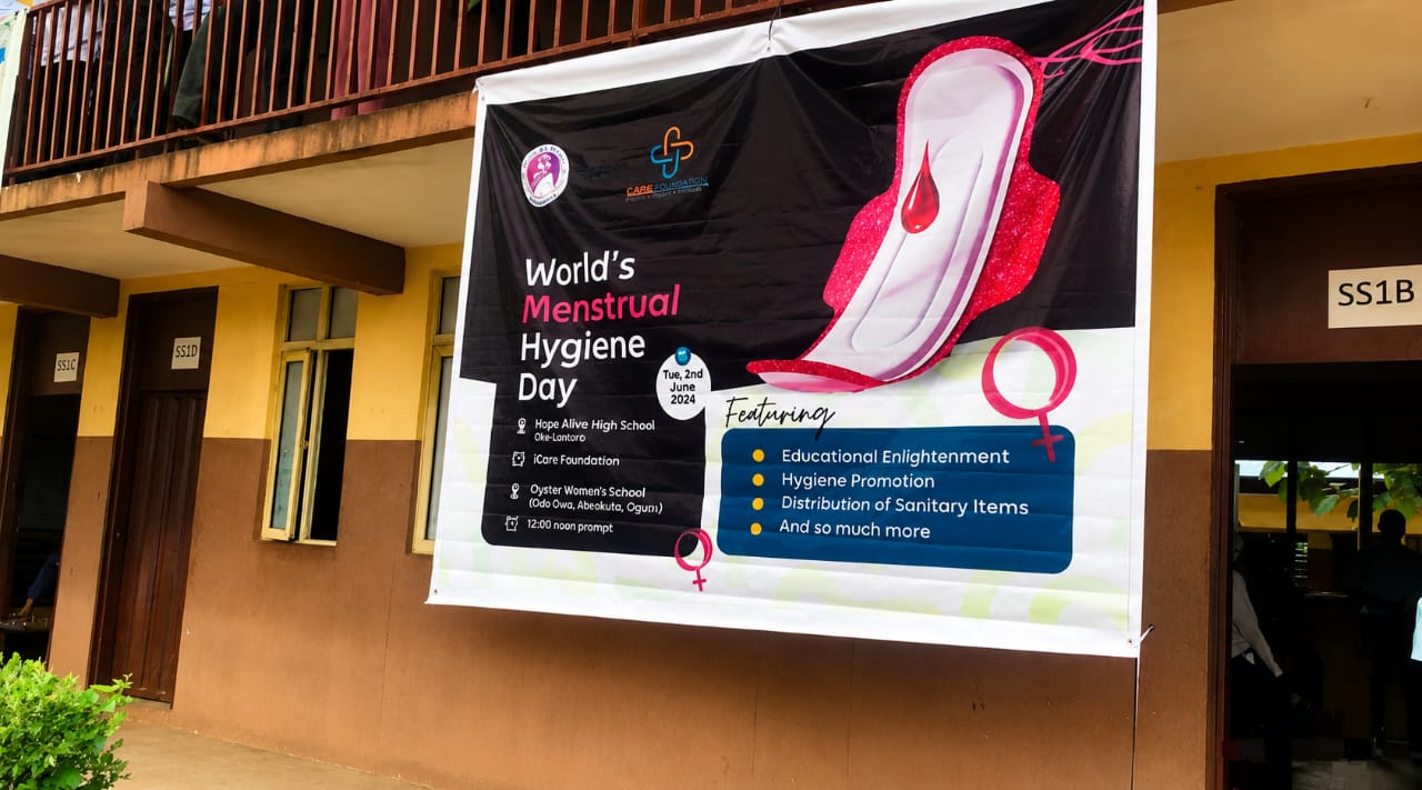Serenity Sisterhood Initiatives, Care Connect Empower Schoolgirls on World Menstrual Hygiene Day in Lagos