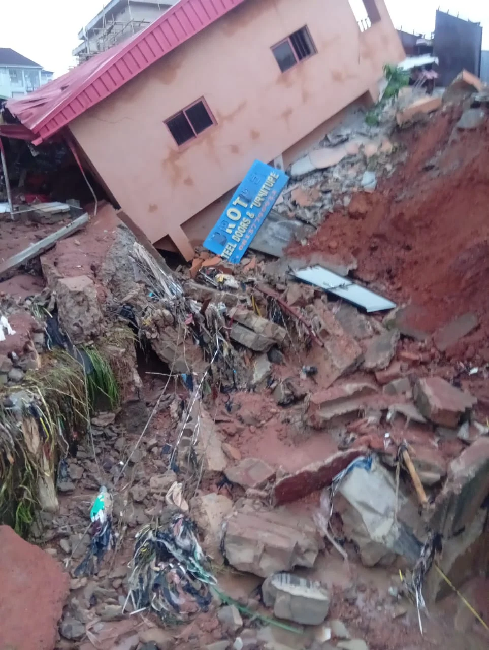 One-Storey Building Collapses In Anambra After Heavy Rainfall