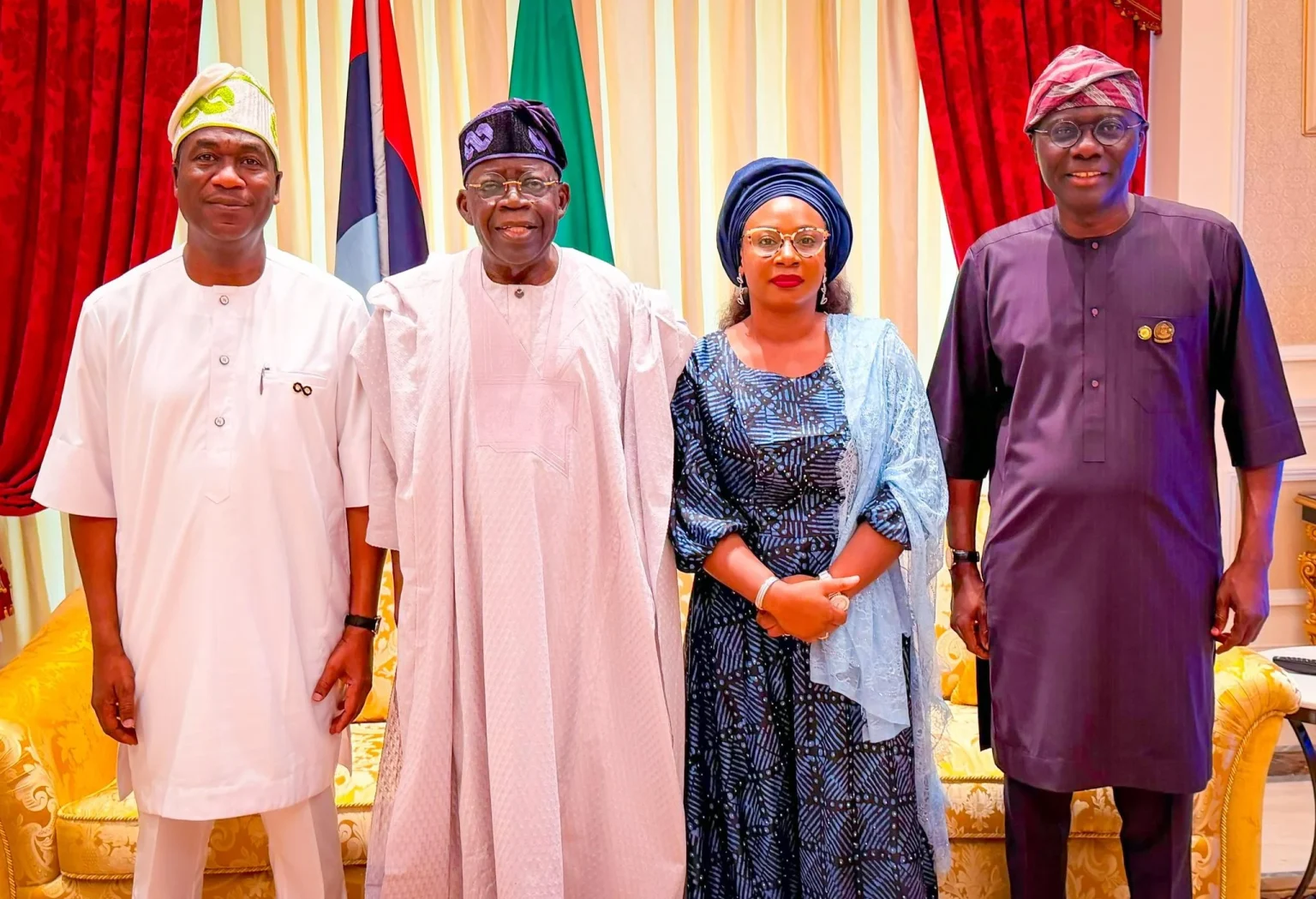 Sanwo-Olu Presents Hamzat, Sonayon-James as Lagos APC Governorship Flagbearers