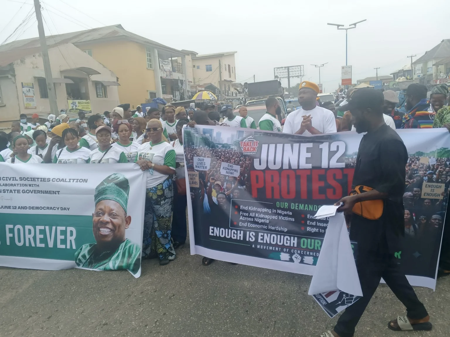 Osun Protesters Demand Release of Abducted Oyo Pupils and Teachers