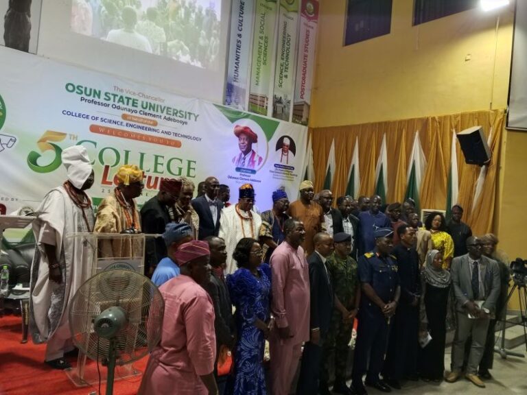 UNIOSUN Holds 5th College Lecture, Highlights Universities’ Pivotal Role in ESG for Sustainability