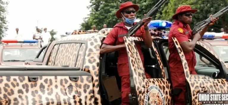 Amotekun Arrests Father, Three Sons, Others Over Criminal Activities in Ondo