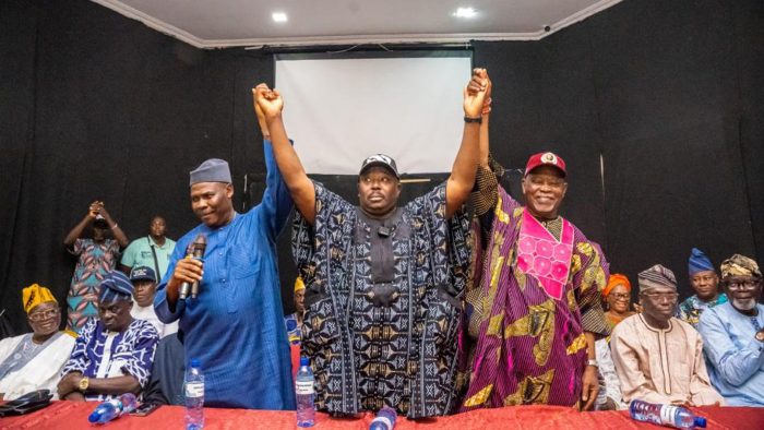 Alli receives INEC form as Oyo APC governorship candidate, unveils running mate