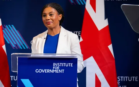 No immigrant should stay in UK forever, Kemi Badenoch tells Labour