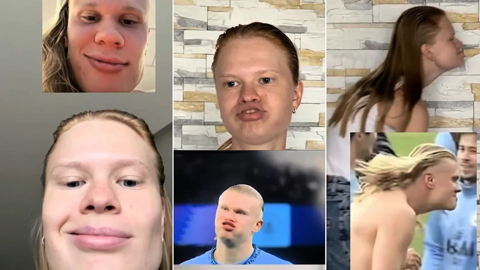 Russian Model Goes Viral For Looking Like Erling Haaland