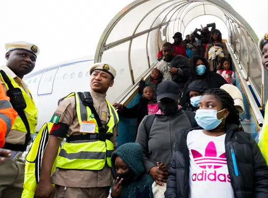 FG ends S’Africa evacuation with final airlift of 308 Nigerians