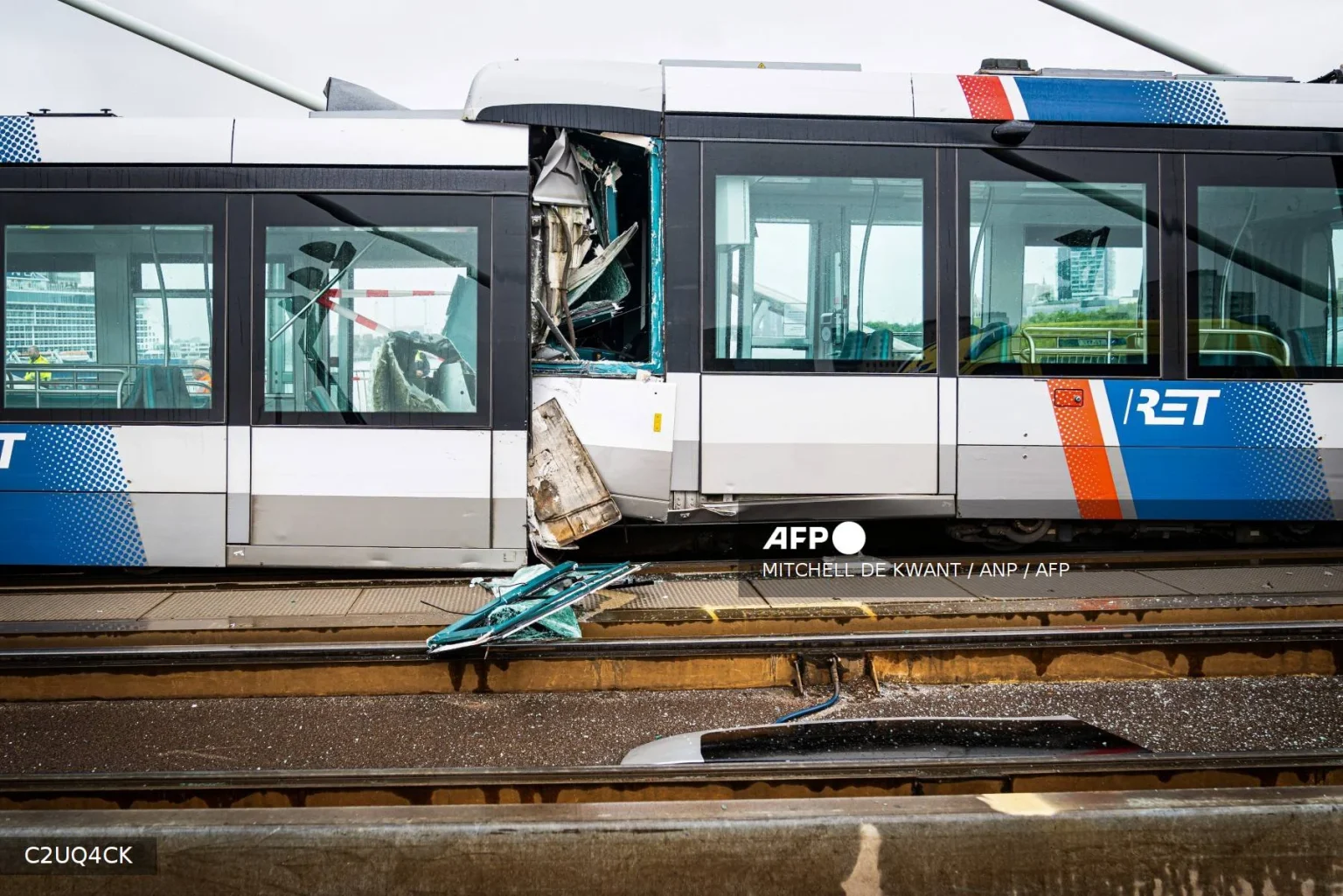 15 injured as trams collide on Netherlands Bridge