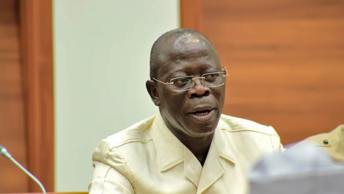 Oshiomhole accuses Umahi of neglecting Edo, Delta federal roads