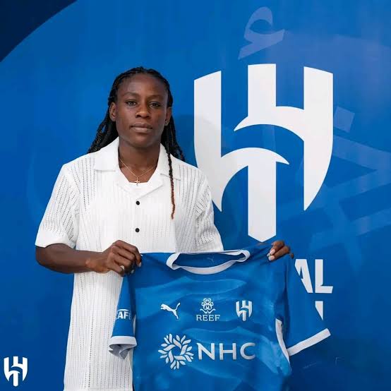 Super Falcons Star Ucheibe Makes Saudi Switch, Reunites With Oshoala