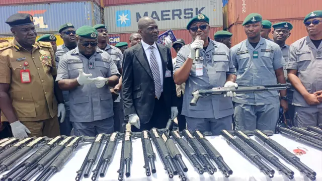 Customs Seizes 204 Rifles Concealed in Household Goods at Lagos Port