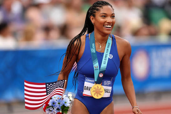 Olympic Long Jump Champion Tara Davis-Woodhall Escapes Serious Injury in Car Crash\