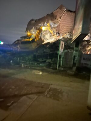 FCTA Begins Clearance of Collapsed Building in Wuse