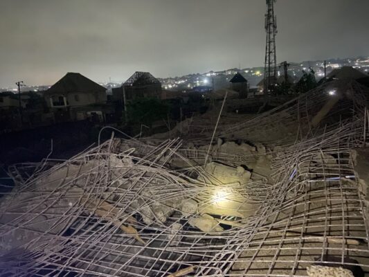 One Killed as Lagos Building Collapses During Demolition