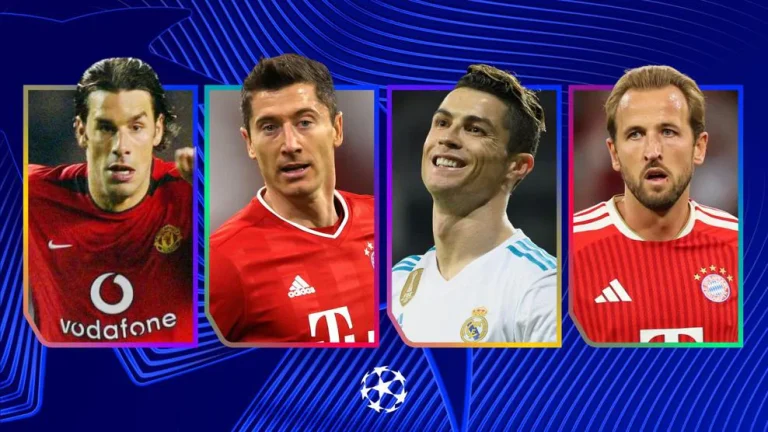 Bayern Munich Striker Harry Kane Equals Historic Milestone and Nears Cristiano Ronaldo’s All-Time Champions League Scoring Record