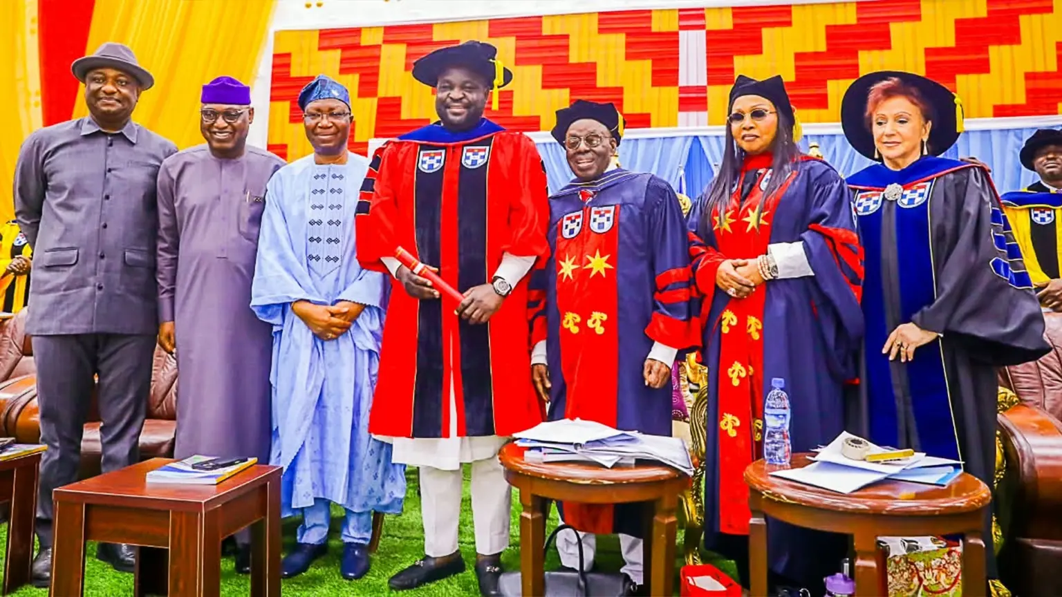 Abuad Confers Honorary Degrees On Okonkwo, Cavista Chairman, Others At 14th Convocation