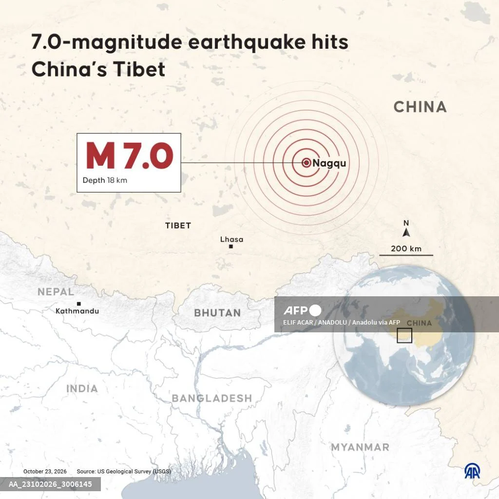 China Orders ‘all-out’ Rescue After Tibet Quake Kills 16