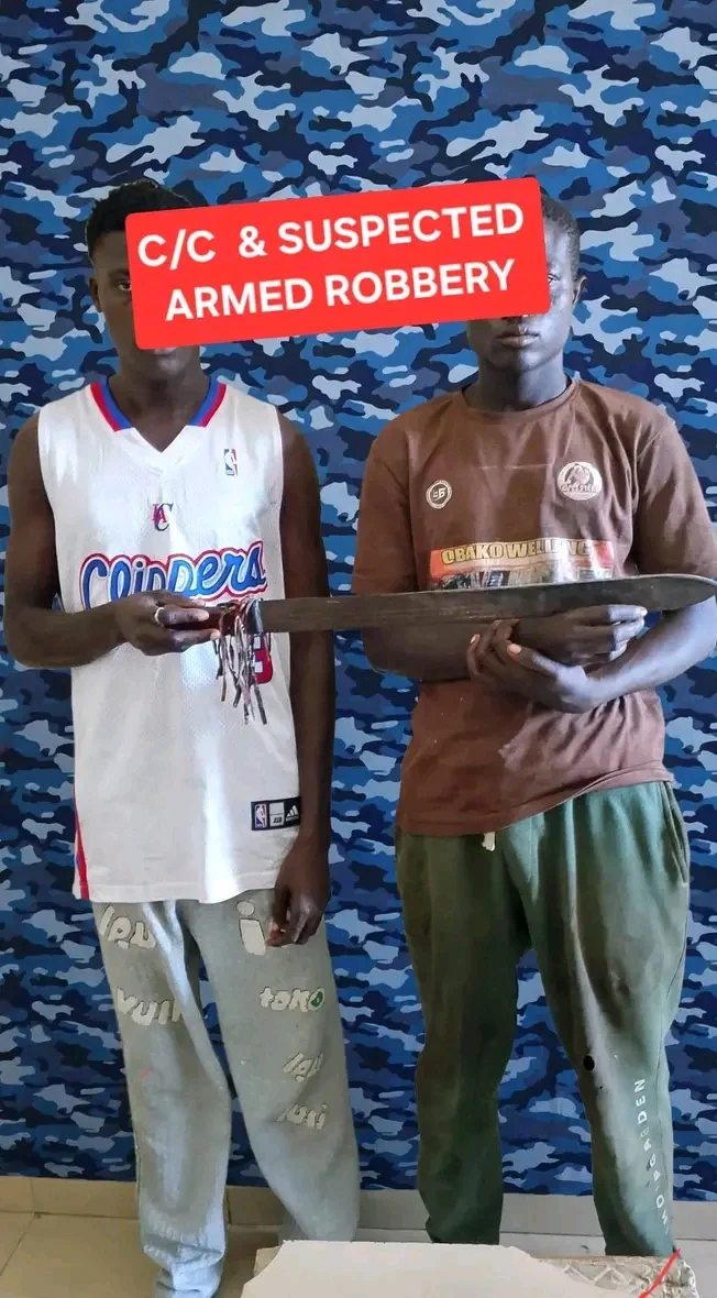 Police arrest two robbery suspects in Bauchi