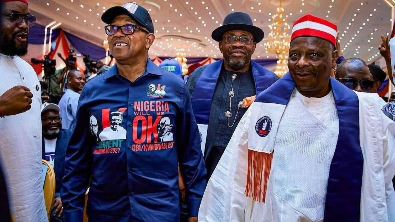NDC Unveils 2027 Campaign Council as Dickson, Obi, Kwankwaso Lead