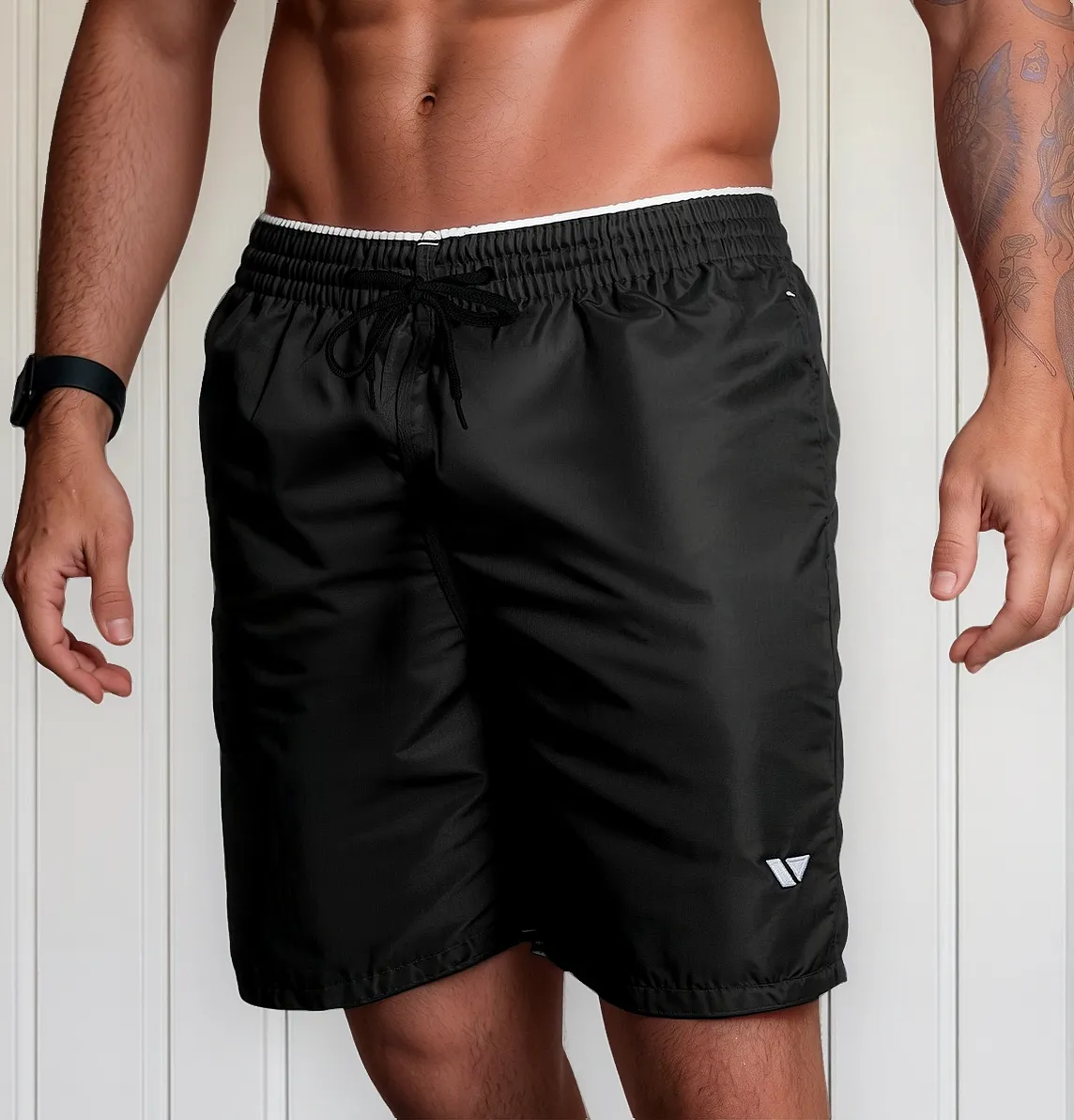 Short Praia Masculino, Bermuda Verão, Academia, Treino, Corrida