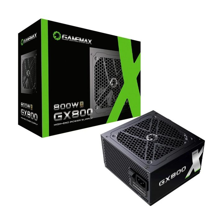 Fonte Gamemax GX800, 800W, 80 Plus Gold, PFC Ativo