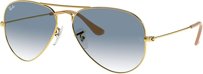 Óculos de Sol Ray-Ban Aviator 0RB3025L 001/51 Tam 58, Azul Gradiente