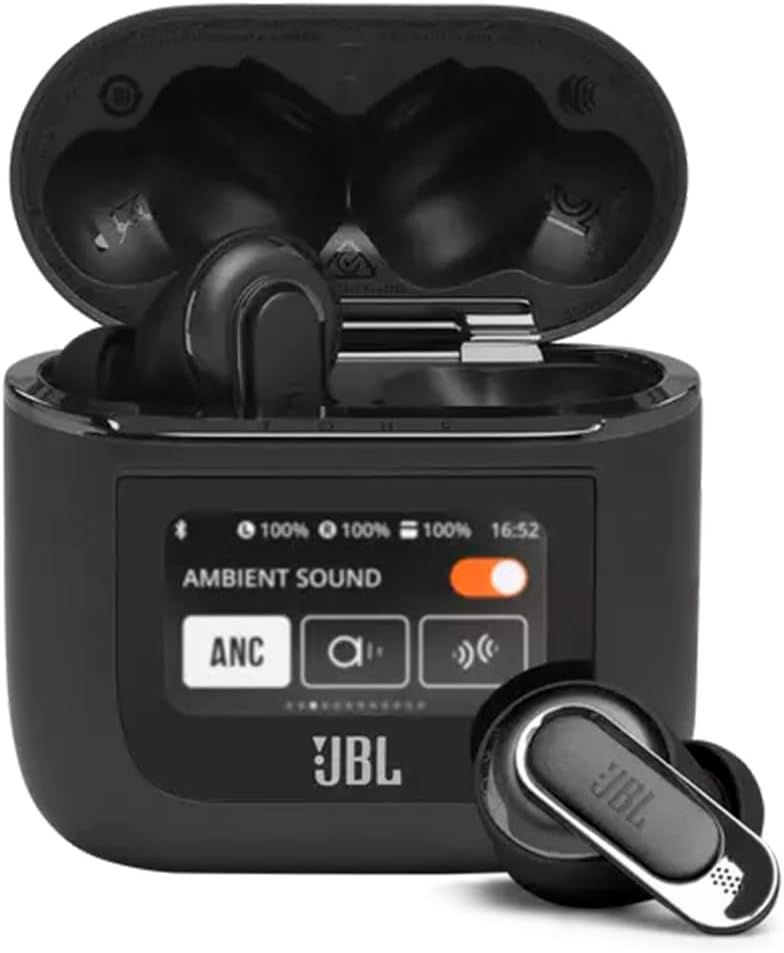 JBL, Fone de Ouvido Sem Fio, Tour Pro 2, Bluetooth, com Cancelamento de Ruído, Preto