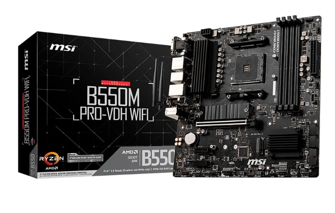 Placa-Mãe MSI B550M Pro-VDH WiFi, AM4