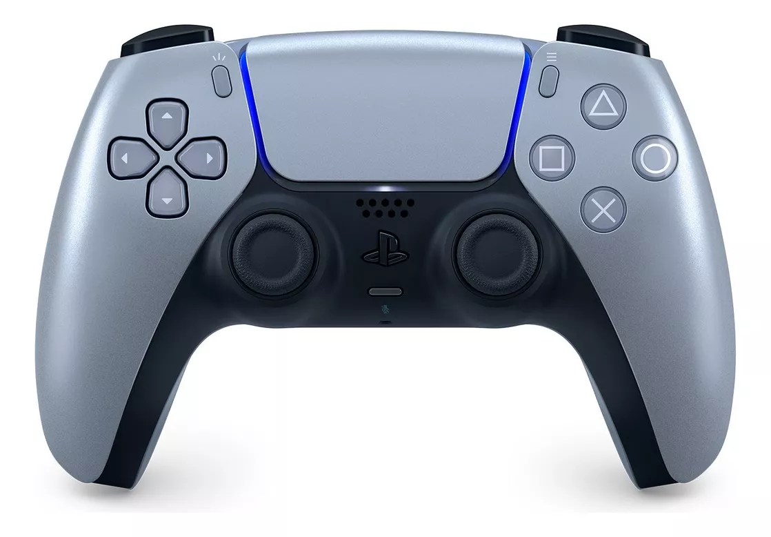 Controle Sem Fio Sony PlayStation DualSense, Sterling Silver