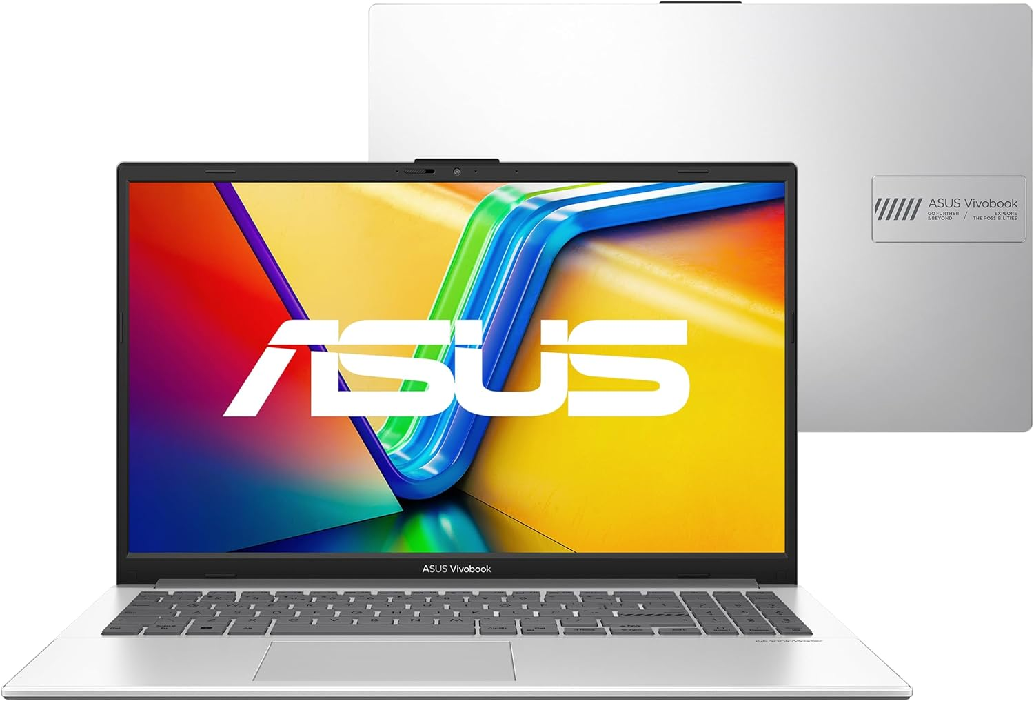 Notebook ASUS Vivobook Go 15, Intel Core i3 N305, 4GB, 128GB SSD, W11 Home, Tela 15.6" FHD Cool Silver, E1504GA-NJ440W