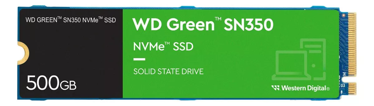 NVme SSD WD Green SN350, 500GB