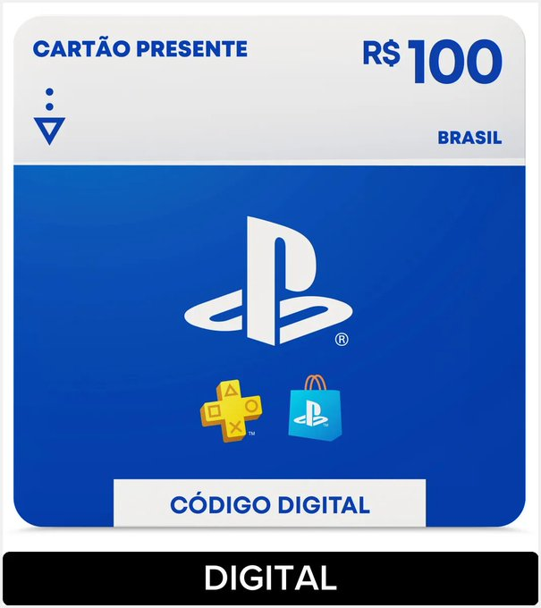 Sony PlayStation Store Gift Card R$ 100 (Digital)