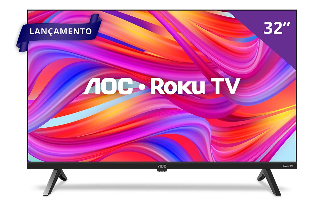 Smart TV 32" HD AOC Roku, 32S5045/78G