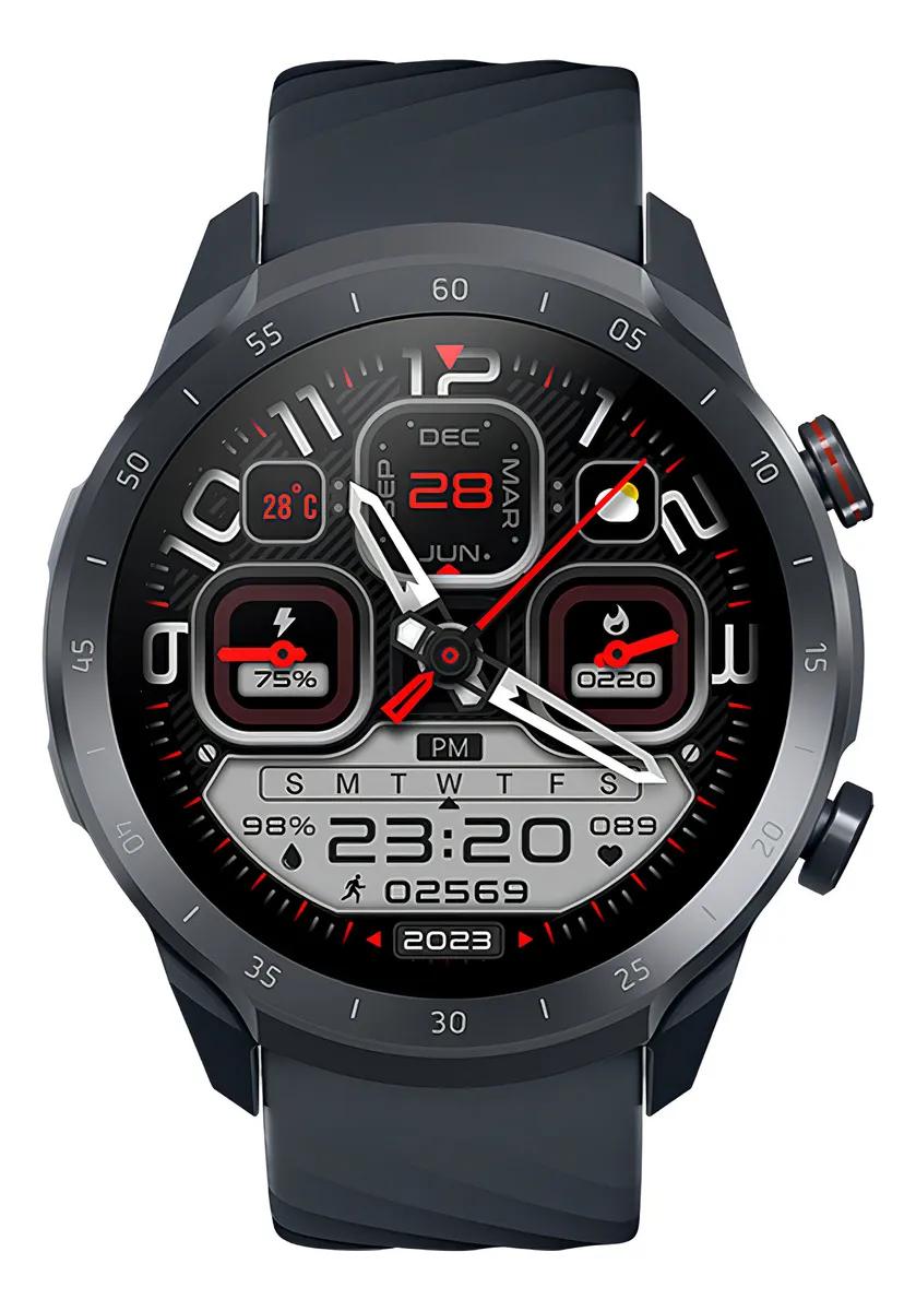 Relógio Smartwatch Mibro A2, Tela 1.3" Ultra HD, Bluetooth