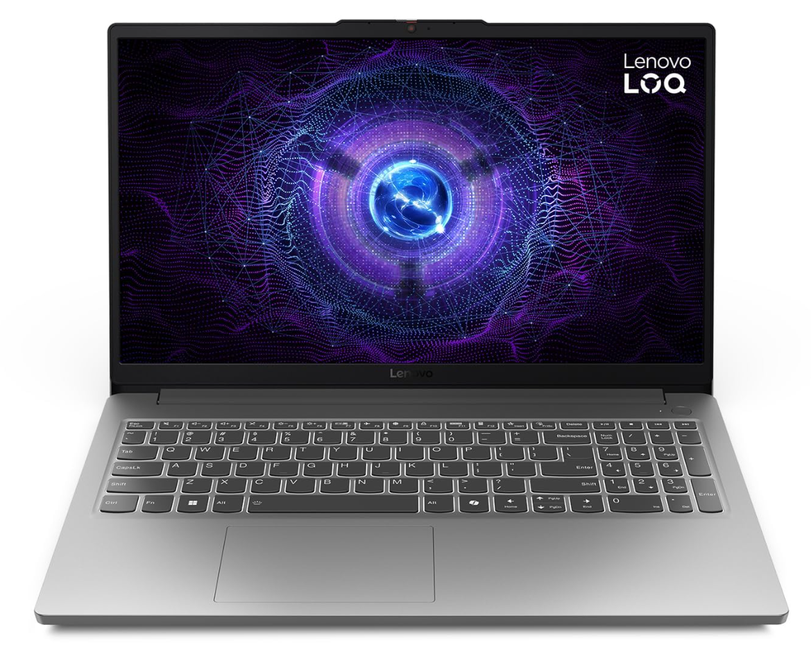 Notebook Gamer Lenovo LOQ E Core i5-12450HX, 8GB RAM, 512GB SSD, RTX 3050 6GB, 15.6" Polegadas, 144Hz, Linux