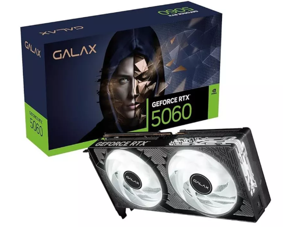 Placa de Vídeo NVIDIA RTX 5060 8GB Galax Click OC 2X