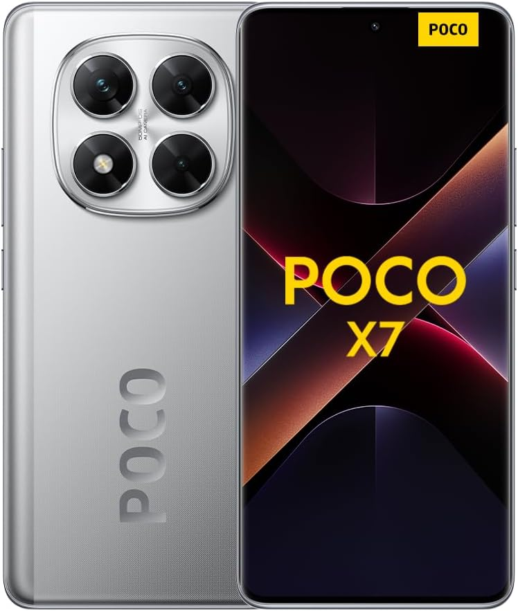 Smartphone Xiaomi Poco X7 5G, 8GB RAM, 256GB, Prata