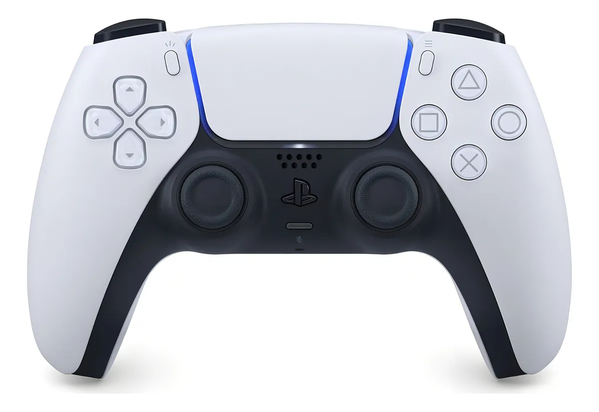 Controle Sem Fio Sony Playstation Dualsense, Branco