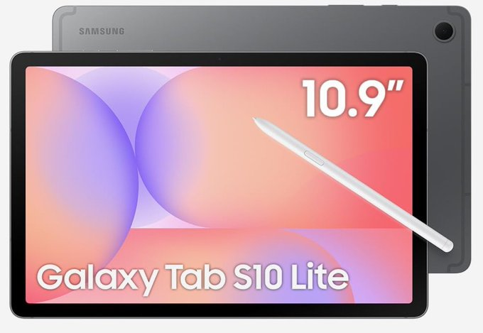 Galaxy Tab S10 Lite, 128GB, Tela 10.9", WIFI, Cinza