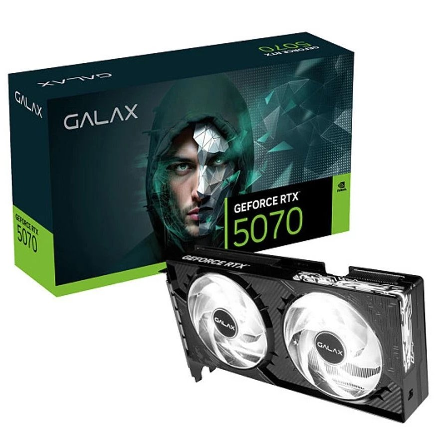Placa de Vídeo Galax RTX 5070 12GB 1-Click OC 2X